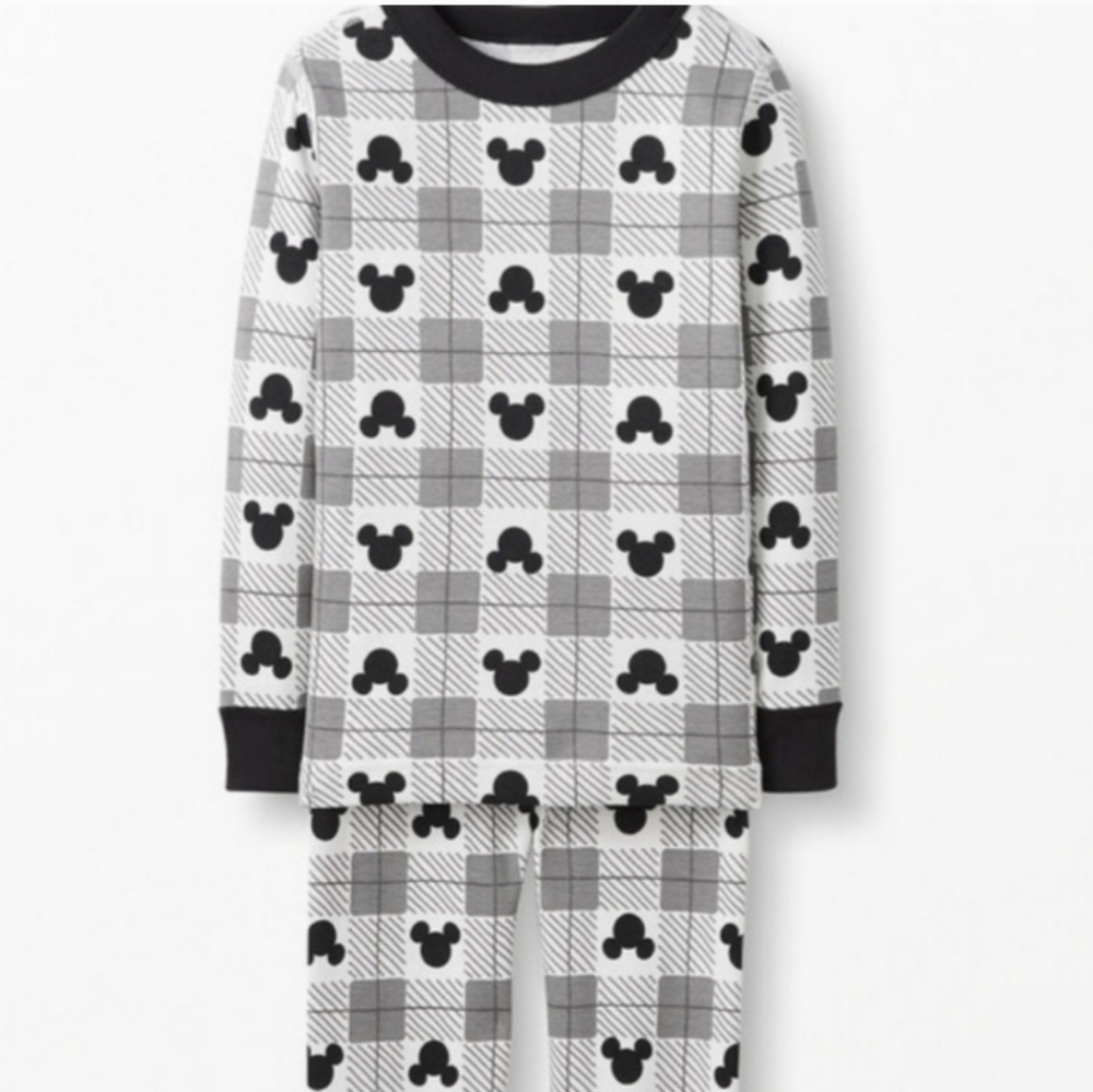 Hanna Andersson Disney Mickey Mouse Long John Pajamas